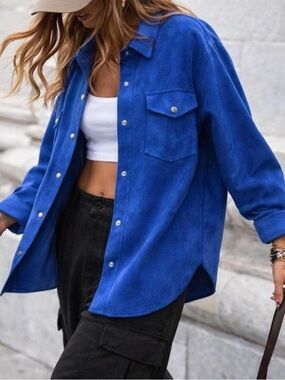 Zara Blue Overshirt